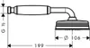 Hansgrohe handdouche Axor Montreux, chroom, artikelnummer Productafbeelding-voorbeeld 2
