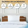 2 oder 4 teilige 2x Bettdecke 135x200, 2x Kopfkissen 80x80 Produktbild-Vorschau 6