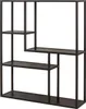 Wandregal SLIM LINE 90cm Esche Holzoptik schwarz Produktbild-Vorschau 11