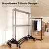 HOKEEPER Commerciële kledingrek met Z-standaard, Productafbeelding-voorbeeld 7