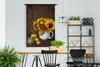 MuchoWow® Wandteppich Wandbehang Kürbisse - Sonnenblumen - Produktbild-Vorschau 3