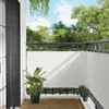 vidaXL Osłona balkonowa, biała, 100 x 400 cm, tkanina typu Podgląd zdjęcia produktu 2