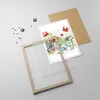 Gerahmtes Poster - Rahmen in heller Eiche - Blumen Wiese Produktbild-Vorschau 4