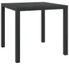 vidaXL Zahradní stůl černý 80x80x74 cm hliník a WPC Náhled obrázku produktu 5