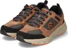 A pair of brown Skechers walking shoes are shown against a white background. Produktbild-Vorschau