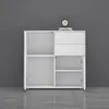 doporro Buffet Commode 80 cm Meuble de Rangement Blanc Mat Voir les images du produit 4