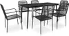 The Living Store 7-tlg. Garten-Essgruppe Baumwollseil und Produktbild-Vorschau 1