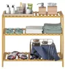 CASARIA® Badezimmer Regal Stehend Bambus Holz 3 Ablagen Produktbild-Vorschau 3