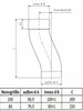 100 mm Sockelknie Sockelbogen Etagenbogen Ausladung 60 mm Produktbild-Vorschau 2