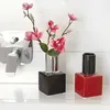GILDE Vase, Nagellack, "Milano", Keramik, rot, schwarz, , Produktbild-Vorschau 2