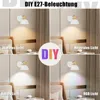 ZMH Deckenstrahler Vintage Weiß Deckenlampe 1 Flammig Retro Produktbild-Vorschau 7