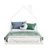 Bodenbett ELOA mit Hausdach 90x200 cm weiß Kiefer massiv, Produktbild-Vorschau 3