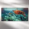 Dekor Leinwand Uhr Wandbilder 60x30 Gemälde Meer Produktbild-Vorschau 2