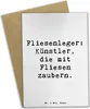 Mr. & Mrs. Panda Grußkarte Spruch Fliesenleger Künstler - Produktbild-Vorschau 1
