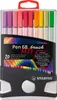 STABILO Pinselstift Pen 68 brush ARTY 20er ColorParade Produktbild-Vorschau 1