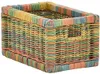 KRINES HOME Stabiles Set / 2 Regalkorb mit Holzrahmen Produktbild-Vorschau 2