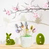 com-four® 18x Blumenstecker für Ostern - bunte Ostereier Produktbild-Vorschau 2