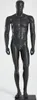 Figurína M24-8 Black Man Standing Black Matt Painted Nose Náhled obrázku produktu 2