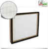 A filter for an air purifier is shown against a white background. A close-up inset shows the filter's material. Produktbild-Vorschau