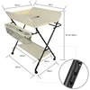 Table à langer Mobile pliable avec panier de rangement Voir les images du produit 5