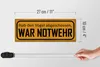 Holzschild Spruch 27x10cm hab Vogel abgeschossen NOTWEHR Produktbild-Vorschau 6