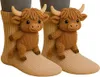 ASKSA 3D Stricksocken mit Tieren Animal Socks Winter Warme Produktbild-Vorschau 1