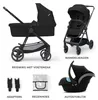 KINDERKRAFT Newly Classic nero + Visone PRO passeggino Anteprima dell’immagine prodotto 19