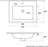 VILSTEIN Keramik Einbau-Waschbecken, 92cm, Weiß, Mit Produktbild-Vorschau 4