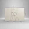 Bild auf Leinwand - Leinwandbild - 3 Teile - Porträt Afro Produktbild-Vorschau 3