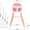 Kinderkraft High chair Sienna rose Voir les images du produit 24