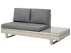 BELIANI Gartenmöbel Set Grau und Beige Rattan Aluminium Produktbild-Vorschau 9