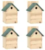 vidaXL Vogelhäuser 4 Stk. 23x19x33 cm Tannenholz Produktbild-Vorschau 7