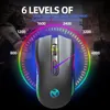 hxsj T69 2,4 G kabellose mechanische Maus, RGB-Gaming-Maus, Produktbild-Vorschau 5