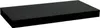 A black, rectangular shelf is shown against a white background. Náhled obrázku produktu