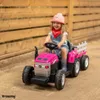 Trattore elettrico per bambini 12 V con rimorchio (2–5 Anteprima dell’immagine prodotto 2