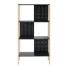 Scaffale a terra 'Dønna' 120x63x28cm colori nero/legno Anteprima dell’immagine prodotto 4