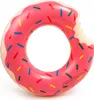 Schwimmring 90cm – Donut Schwimmreifen rosa groß für Pool & Produktbild-Vorschau 1