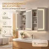 Spiegelschrank 120x13x90cm Badezimmerschrank mit LED und 3 Produktbild-Vorschau 7