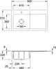 Villeroy & Boch Keramikspüle 335202KG, Subway Style 50 Produktbild-Vorschau 6
