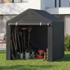 COSTWAY, skladovací box, garážový stan s rolovacími dveřmi Náhled obrázku produktu 2
