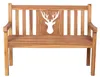 deVries Teakholz Gartenbank Woodie Hirsch 120 cm Produktbild-Vorschau 3