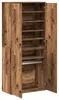 vidaXL Hochschrank mit Regal Altholz 80 x 39 x 178 cm Produktbild-Vorschau 5