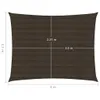 Sonnensegel 160 g/m² Braun 2,5x4 m HDPE , Markisen Design Produktbild-Vorschau 7