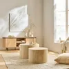CALICOSY - Lot de 2 tables basses rondes empilables - MAIA Voir les images du produit 2