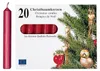 Baumkerze 9,6cm Ø1,2cm rot 20 Stück Produktbild-Vorschau 3