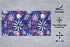 MuchoWow® Schreibtischunterlage Muster - Abstrakt - Blumen Produktbild-Vorschau 3