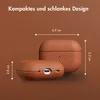 Accezz Echtes Leder Case AirPods Pro 2 - Cognac Produktbild-Vorschau 7