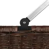 anndora Einkafskorb geflochtene Weide mit 180° klappbarer Produktbild-Vorschau 5