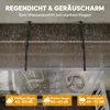 Vordach für Haustür/Fenster, wetterfest, Braun, Produktbild-Vorschau 8