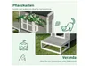 PawHut Katzenhaus aus Holz, Katzenhütte Outdoor Katzenhöhle Produktbild-Vorschau 3